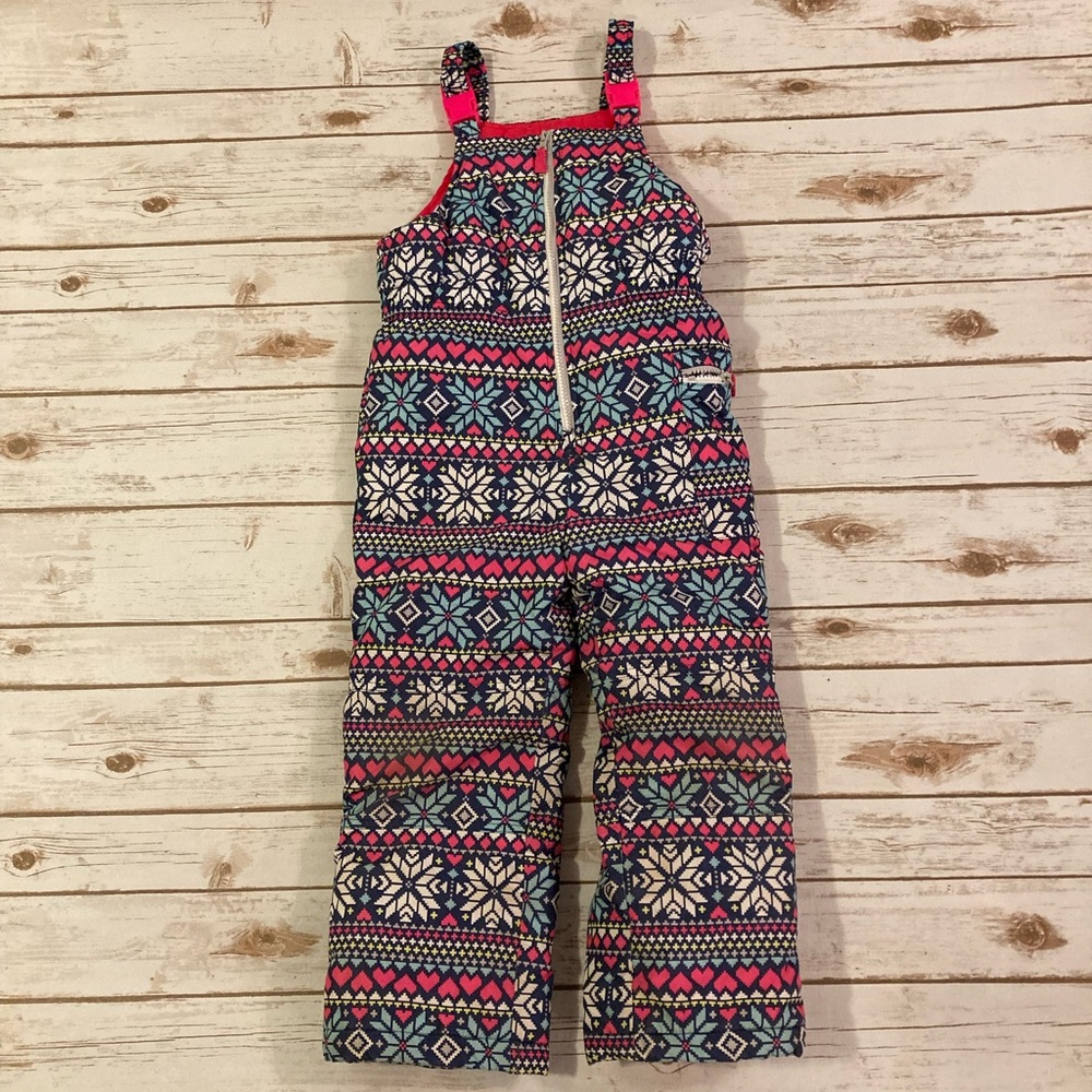 Carter’s Little Girls Snow Ski Bibs Size 6X